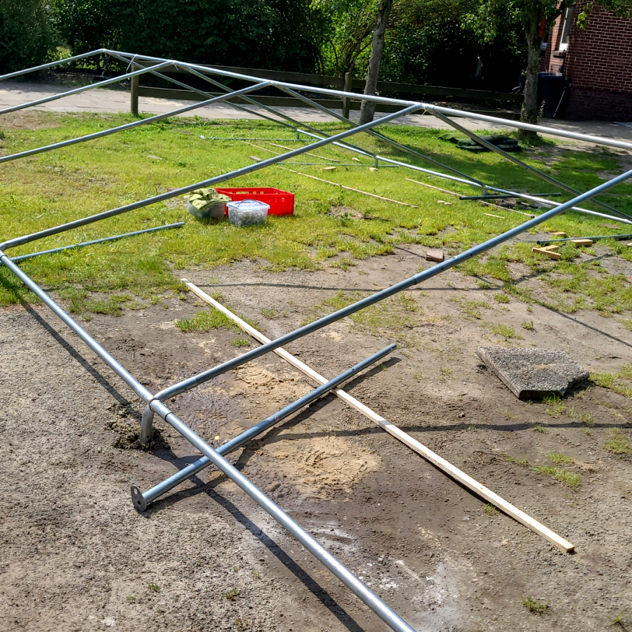 Partyzelt, PVC Festzelt, 6x12m